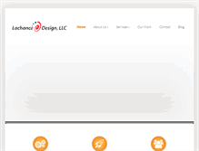 Tablet Screenshot of lachancedesign.com
